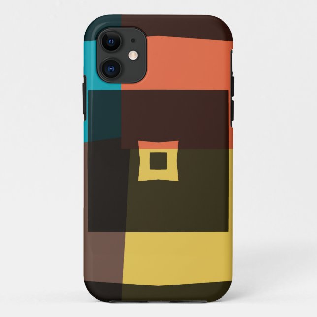Funda De Case-Mate Para iPhone Plaza Retro Argyle 4 (Reverso)