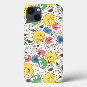 Funda Para iPhone 13 Plaza Sésamo   Patrón de cosecha de cabezal grande