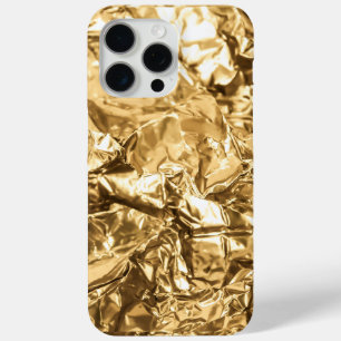 Funda Para iPhone 15 Pro Max Pliegues Dorados Aplastados