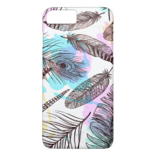 Funda Para iPhone 8 Plus/7 Plus Pluma de pavo real