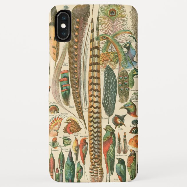 Funda De Case-Mate Para iPhone Plumas antiguas (Reverso)