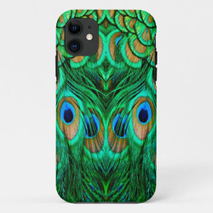 Funda Para iPhone 11 Plumas de Pavo Real Gloriosas