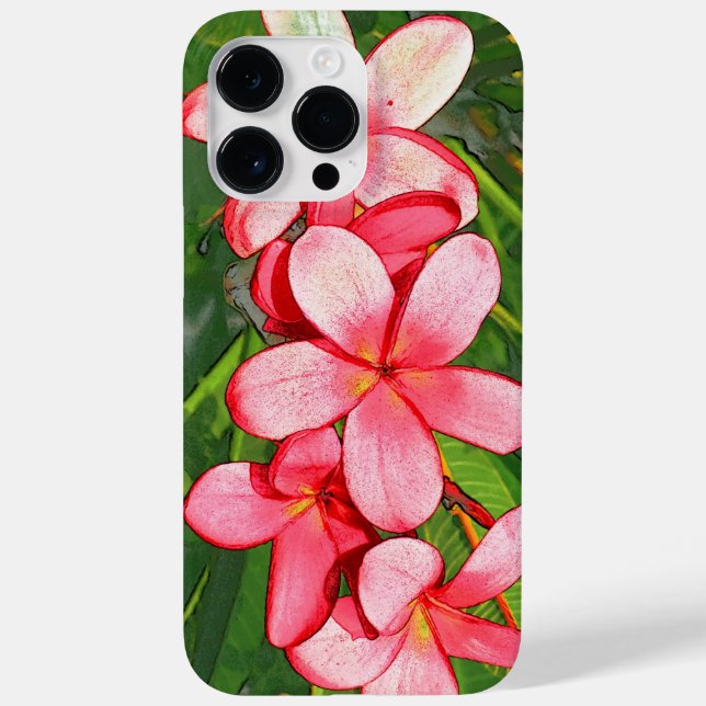 Funda De Case-Mate Para iPhone plumeria (Reverso)