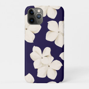 Funda Para iPhone 11 Pro Plumeria blanca