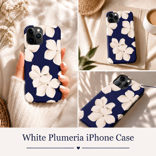 Funda Para iPhone 11 Pro Plumeria Blanca