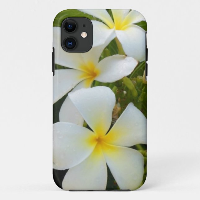 Funda De Case-Mate Para iPhone Plumeria de Hawaii (Reverso)