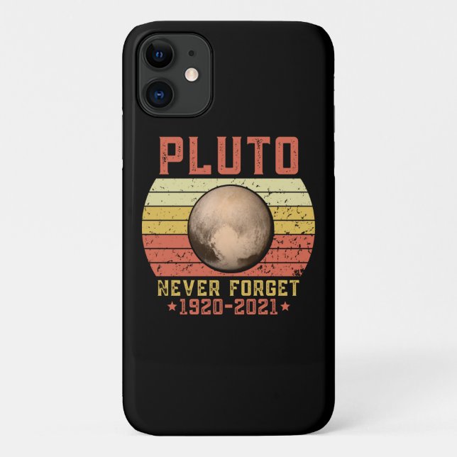 Funda De Case-Mate Para iPhone pluto NEVER FORGET (Reverso)