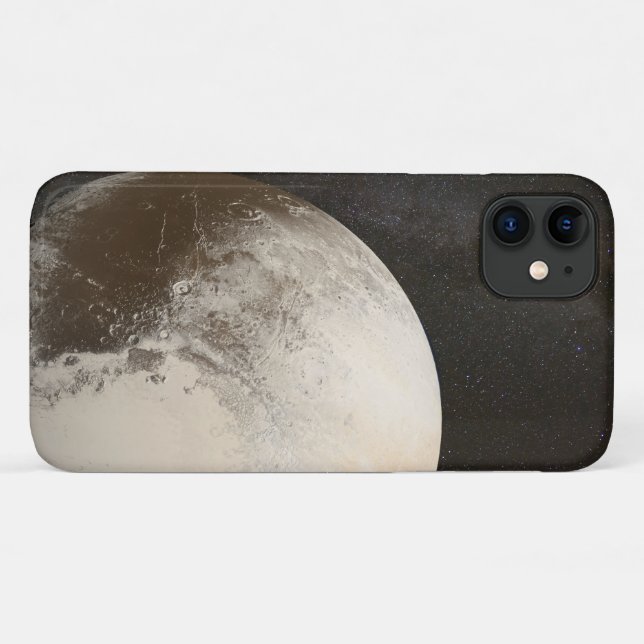 Funda De Case-Mate Para iPhone Plutón de planetas enanos (Reverso (horizontal))