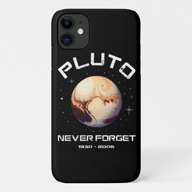 Funda De Case-Mate Para iPhone Plutón Nunca Olvides (Reverso)