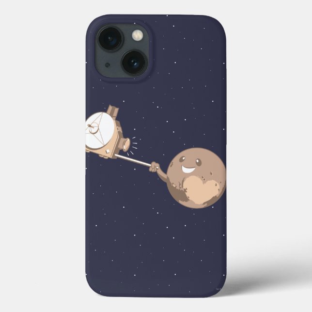 Funda De Case-Mate Para iPhone Plutón Selfie (Reverso)
