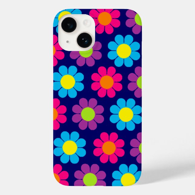 Funda De Case-Mate Para iPhone Poder de flor pop (Reverso )