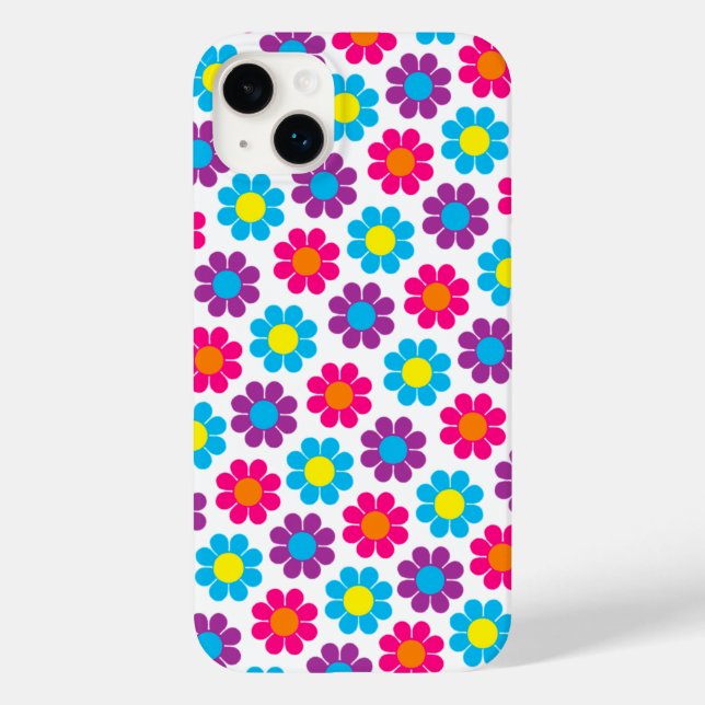 Funda De Case-Mate Para iPhone Poder de flor pop (Reverso )