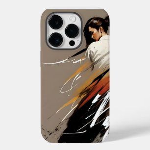 Funda Para iPhone 14 Pro De Case-Mate Poder de gracia, atleta de karate femenino, Minima