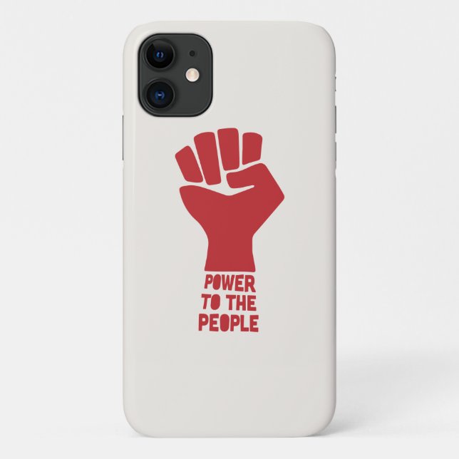 Funda De Case-Mate Para iPhone Poder para el pueblo (Reverso)