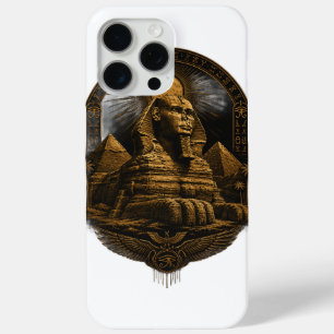 Funda Para iPhone 15 Pro Max Poder Silencioso   Gran Diseño de la Esfinge de Eg