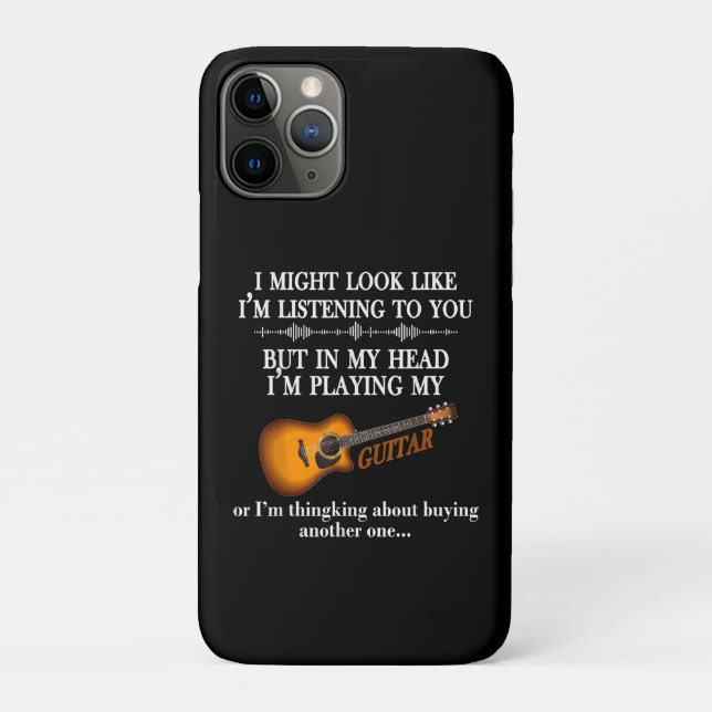 Funda De Case-Mate Para iPhone Podría Parecer Que Te Escucho Guitar Lover (Reverso)