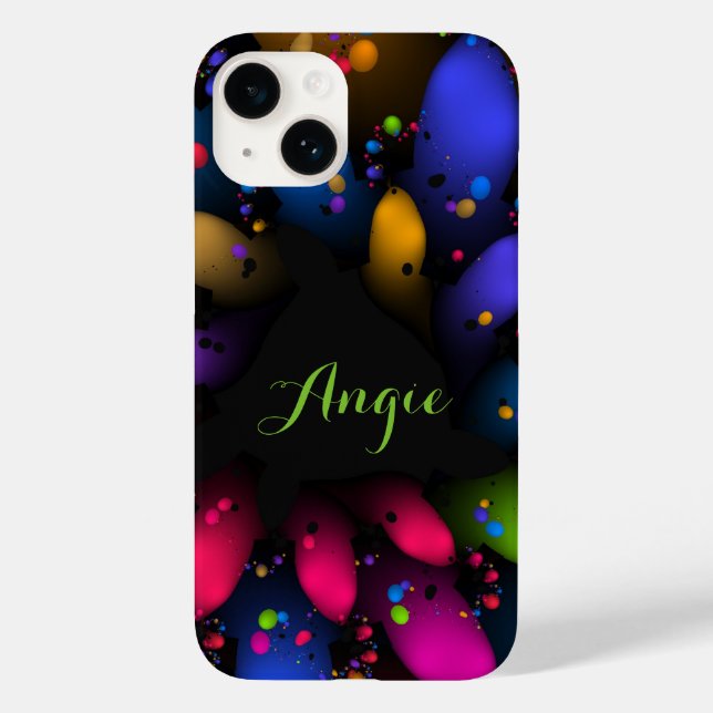 Funda De Case-Mate Para iPhone Polen fractal (Reverso )