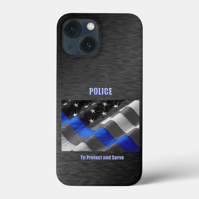 Funda De Case-Mate Para iPhone Policía (Reverso )