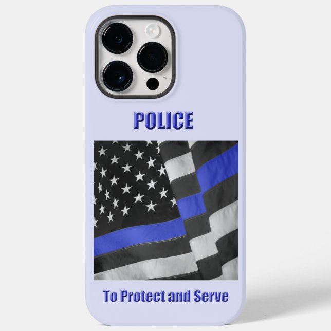 Funda De Case-Mate Para iPhone Policía (Reverso )