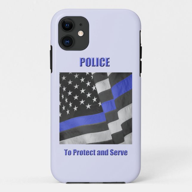 Funda De Case-Mate Para iPhone Policía (Reverso)
