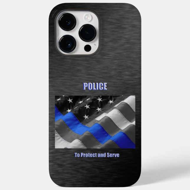 Funda De Case-Mate Para iPhone Policía (Reverso )