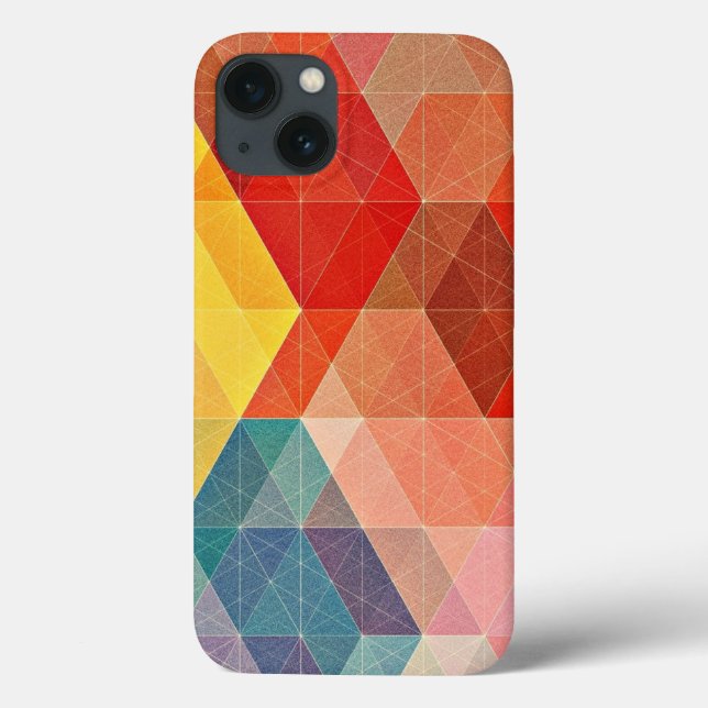 Funda De Case-Mate Para iPhone Polígono Abstracto (Reverso)
