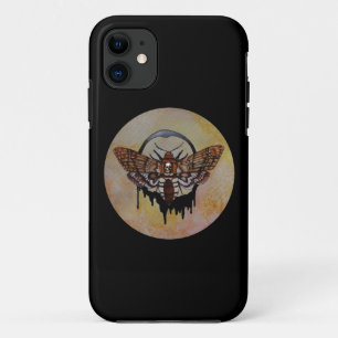 Funda Para iPhone 11 Polilla esfinge calavera