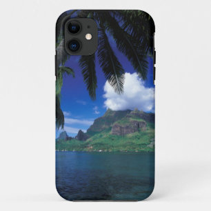 Funda Para iPhone 11 Polinesia Francesa, Morea. Cooks Bay.Verde
