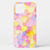 Polka Dot Splash: Colorida acuarela