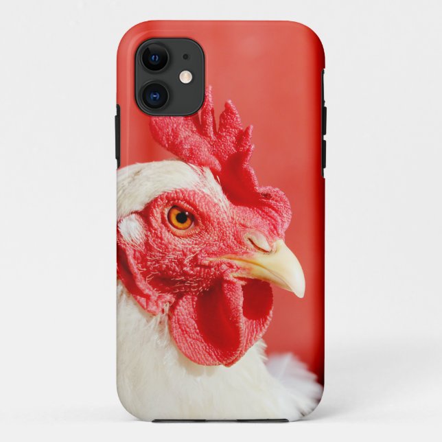 Funda De Case-Mate Para iPhone Pollo de granja (Reverso)