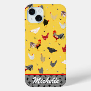 Funda Para iPhone 15 Mini Pollo divertido
