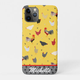 Funda Para iPhone 11 Pro Pollo divertido
