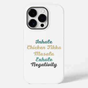 Funda Para iPhone 14 Pro De Case-Mate Pollo inhalatorio Tikka Masala Negatividad exhalad