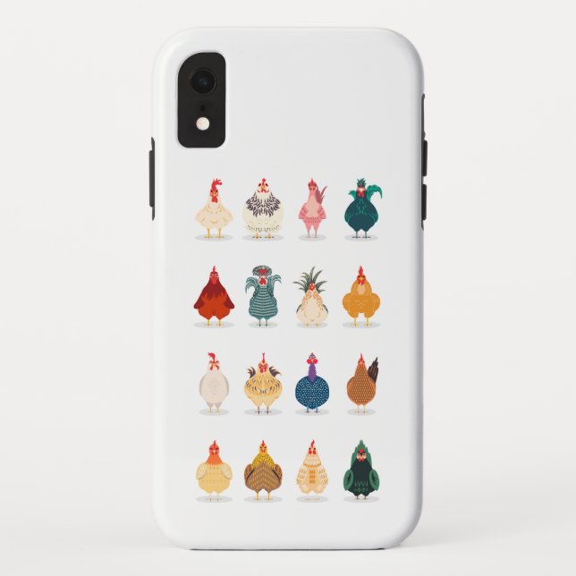 Funda De Case-Mate Para iPhone  Pollo mate (Reverso)