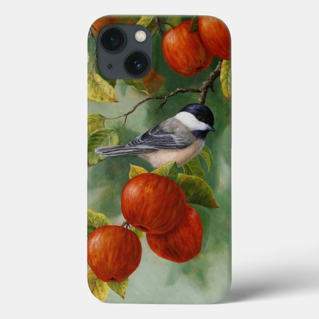 Funda De Case-Mate Para iPhone Pollo y manzanas (Reverso)
