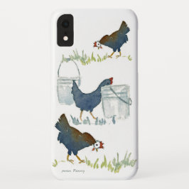 Funda Para iPhone XR Pollos de alimentación