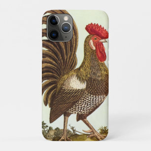Funda Para iPhone 11 Pro Pollos de los animales del campo del vintage,