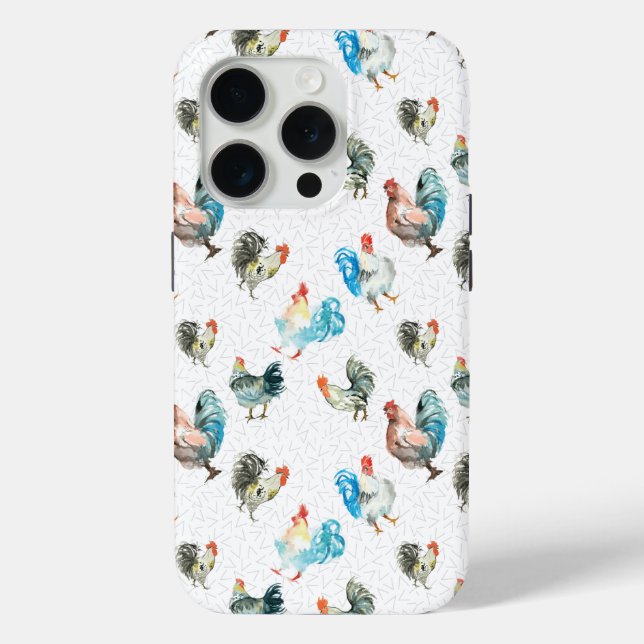 Funda De Case-Mate Para iPhone Pollos en el campo (Reverso )