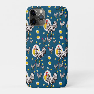 Funda Para iPhone 11 Pro Pollos retro