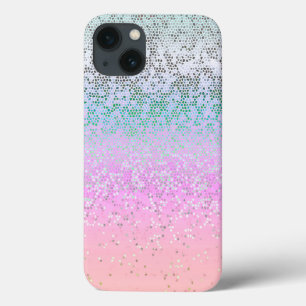 Funda Para iPhone 13 Polvo de estrella del purpurina del caso del iPad