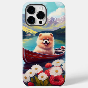 Funda Para iPhone 14 Pro Max De Case-Mate Pomeranian sobre un remo: Una aventura escénica