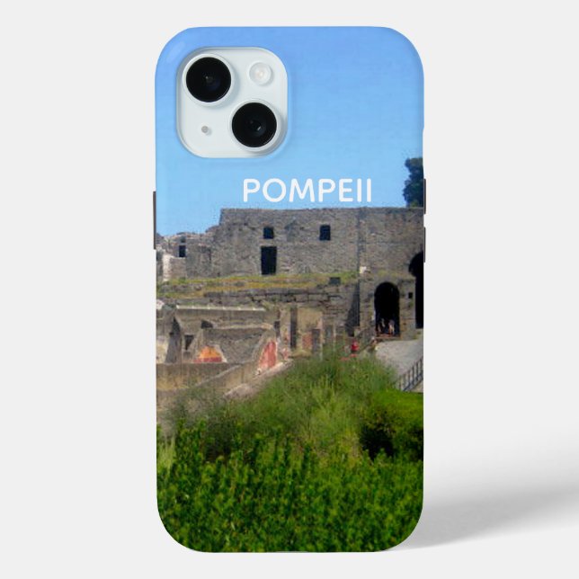 Funda De Case-Mate Para iPhone Pompeya Italia (Reverso )