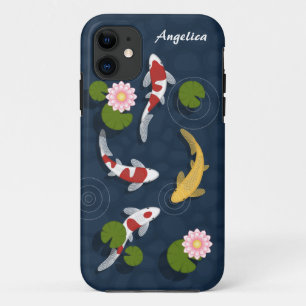 Funda Para iPhone 11 Pond Koi Fish