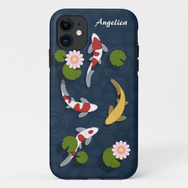 Funda De Case-Mate Para iPhone Pond Koi Fish (Reverso)