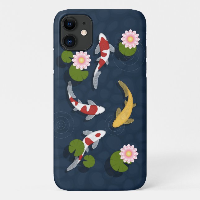 Funda De Case-Mate Para iPhone Pond Koi Fish (Reverso)