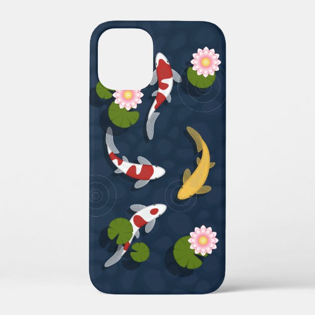 Funda De Case-Mate Para iPhone Pond Koi Fish (Reverso )