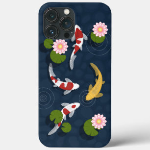 Funda Para iPhone 13 Pro Max Pond Koi Fish