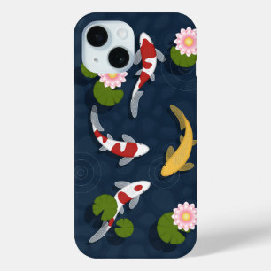 Funda Para iPhone 15 Pond Koi Fish