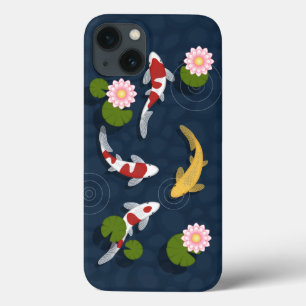Funda Para iPhone 13 Pond Koi Fish