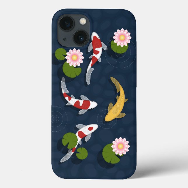Funda De Case-Mate Para iPhone Pond Koi Fish (Reverso)